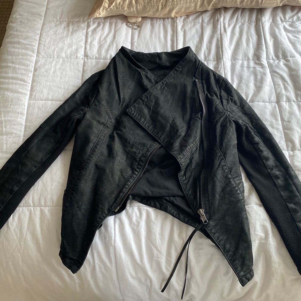 H&M divided cowl neck jacket